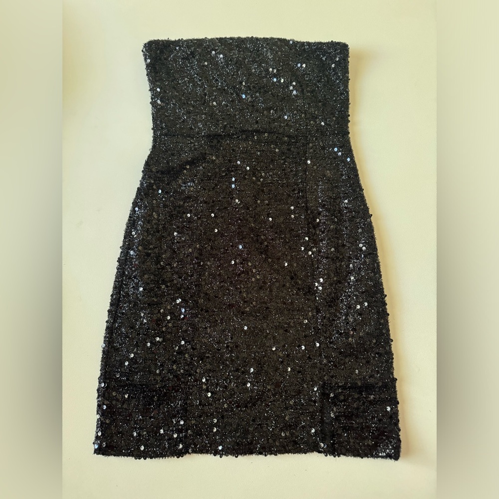 NEW WITH TAG Black Sparkly Homecoming Dress in Small.